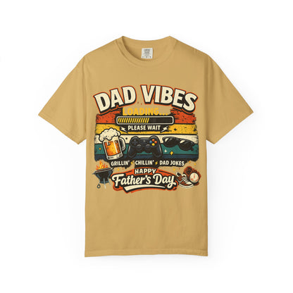 Funny Dad Vibes Loading Shirt, Retro Father’s Day Tee, Cool Dad Graphic Shirt, Viral Dad Shirt, Grilling Dad Tee, Gamer Dad Gift