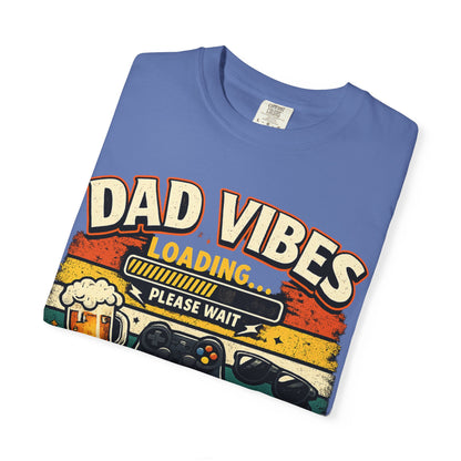 Funny Dad Vibes Loading Shirt, Retro Father’s Day Tee, Cool Dad Graphic Shirt, Viral Dad Shirt, Grilling Dad Tee, Gamer Dad Gift