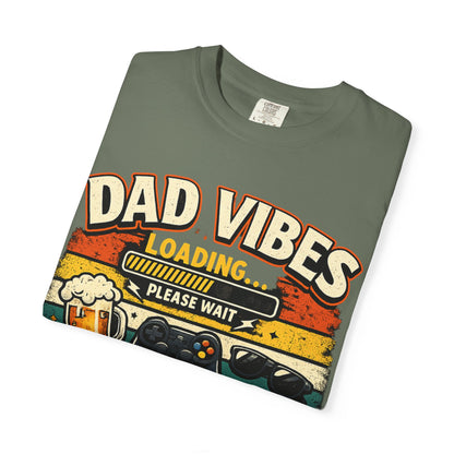 Funny Dad Vibes Loading Shirt, Retro Father’s Day Tee, Cool Dad Graphic Shirt, Viral Dad Shirt, Grilling Dad Tee, Gamer Dad Gift