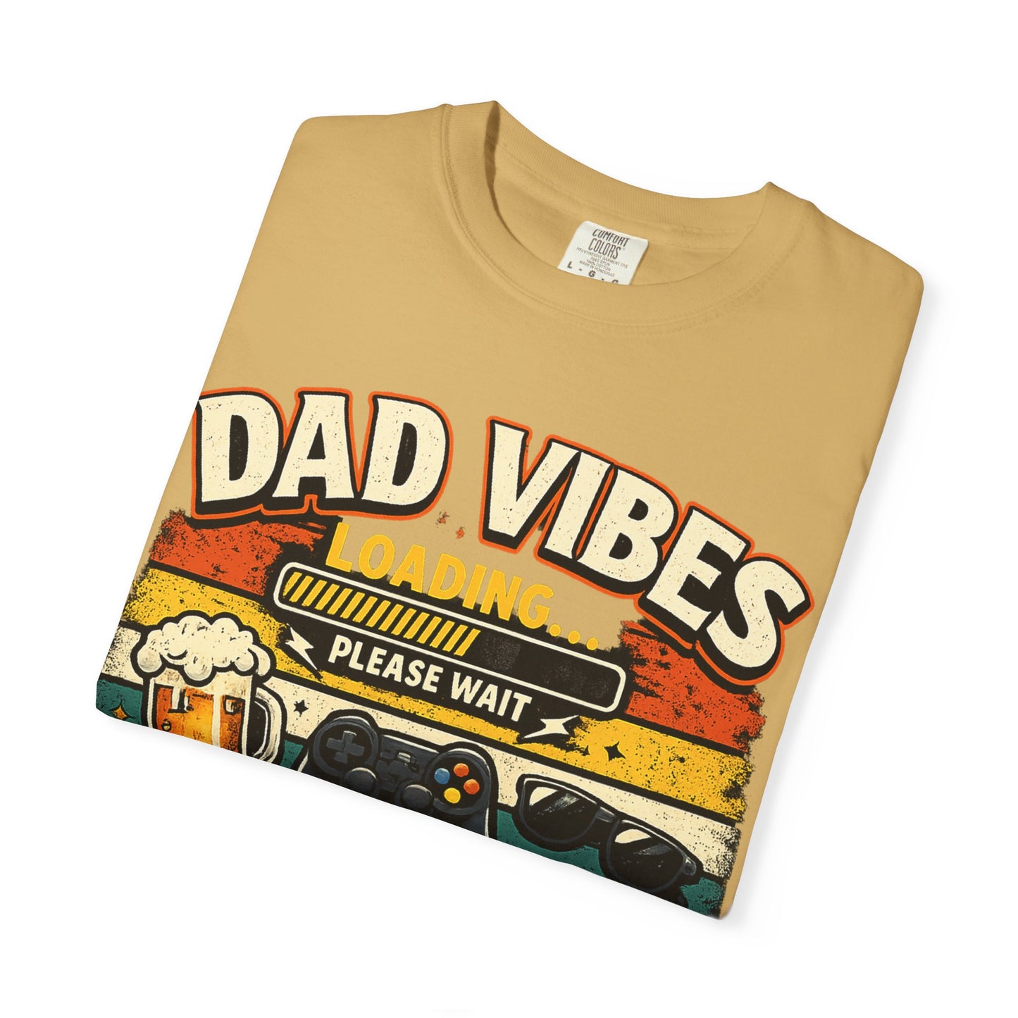 Funny Dad Vibes Loading Shirt, Retro Father’s Day Tee, Cool Dad Graphic Shirt, Viral Dad Shirt, Grilling Dad Tee, Gamer Dad Gift